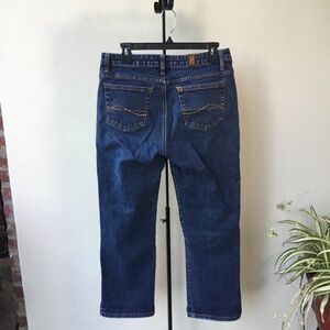 Aura / Wrangler Women's Boot Cut Blue Jeans Size 12 R - Short - Great Con…